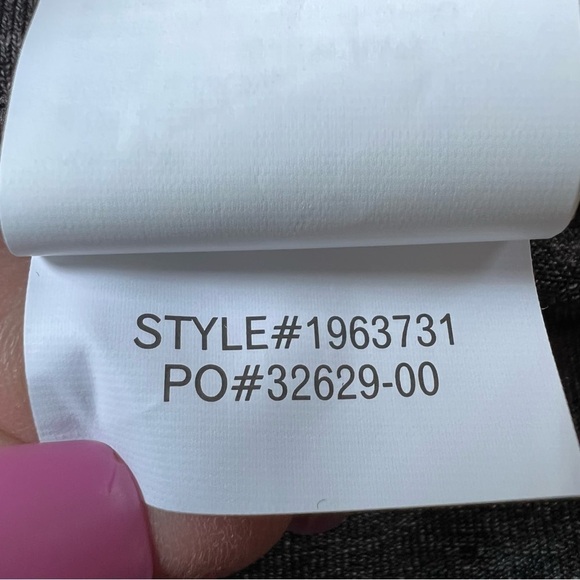 NWT prAna Transform 7/8 Leggings in Charcoal Stripe, XS - Picture 10 of 13